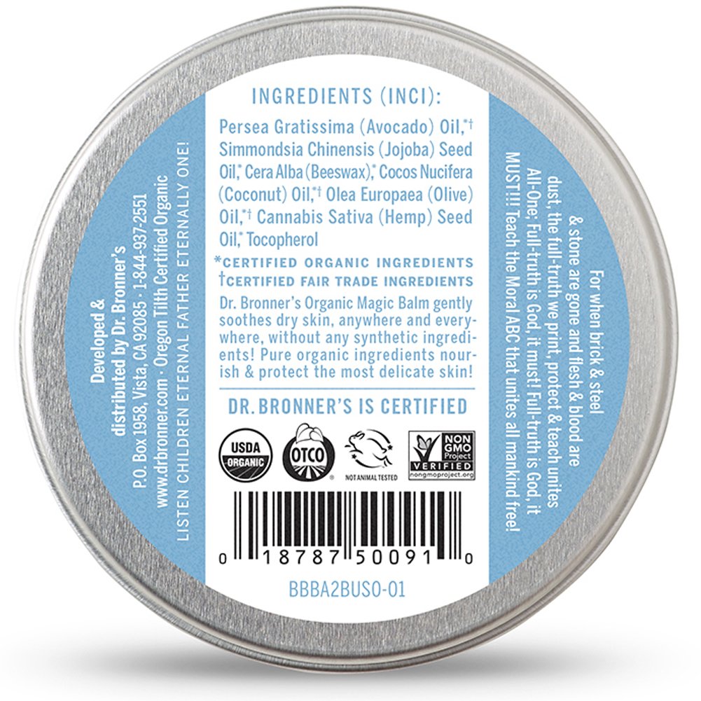 닥터브로너스, 유기농 무향, 매직 밤, 2 oz (57 g)