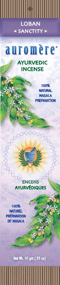 Auromere, 아유르베딕 향, Loban, 1 pc
