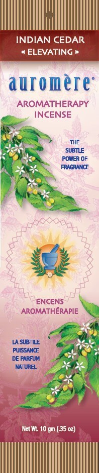 Auromere, 아로마 테라피 향, 인도 삼나무, 1 pc