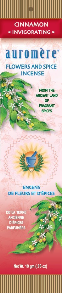 Auromere, 꽃과 향신료 향. 시나몬, 1 pc