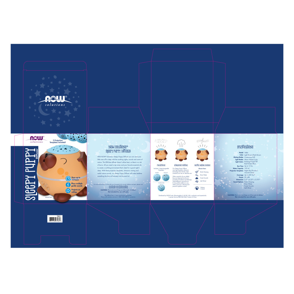 나우 Now, 슬리피 퍼피 에센셜 오일 디퓨져, 1 개