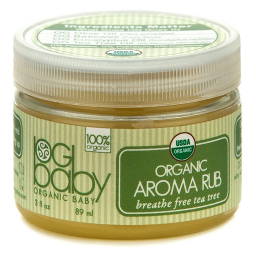 트릴리움 오가닉스, 유기농 아로마 럽 크림, 편안한 호흡 [대용량], 3 oz (89 ml)