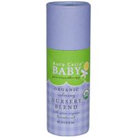 아우라카시아, 베이비 오가닉 카밍 너서리 블렌드 with 퓨어 오가닉 라벤더 오일, 0.33 fl oz (9.7 ml)