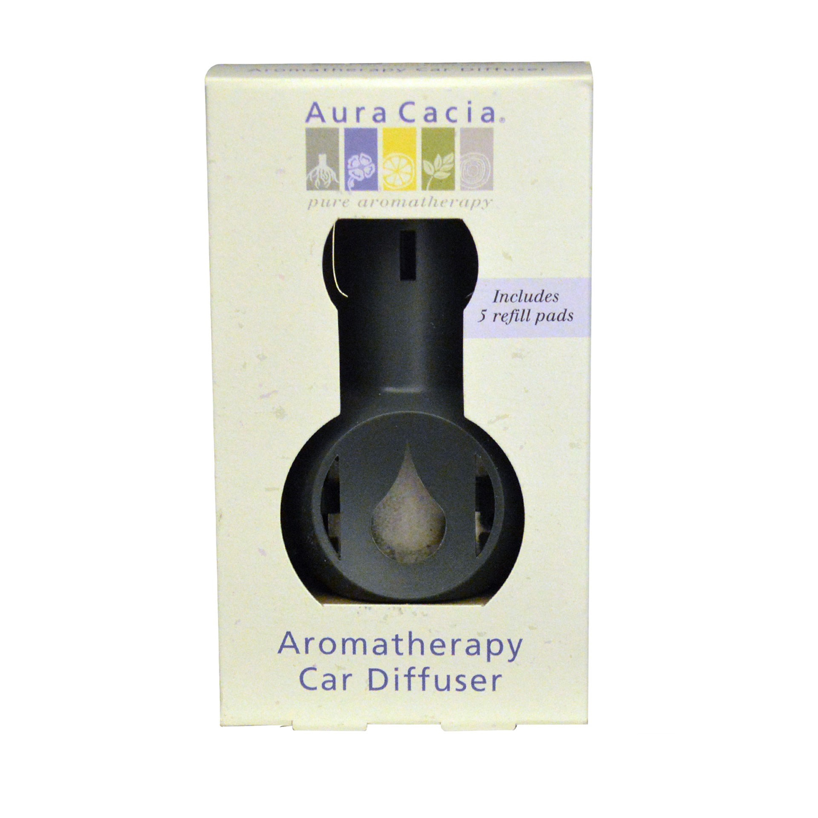 아우라카시아, 아로마테라피 카 디퓨져 with 5 Refill Pads