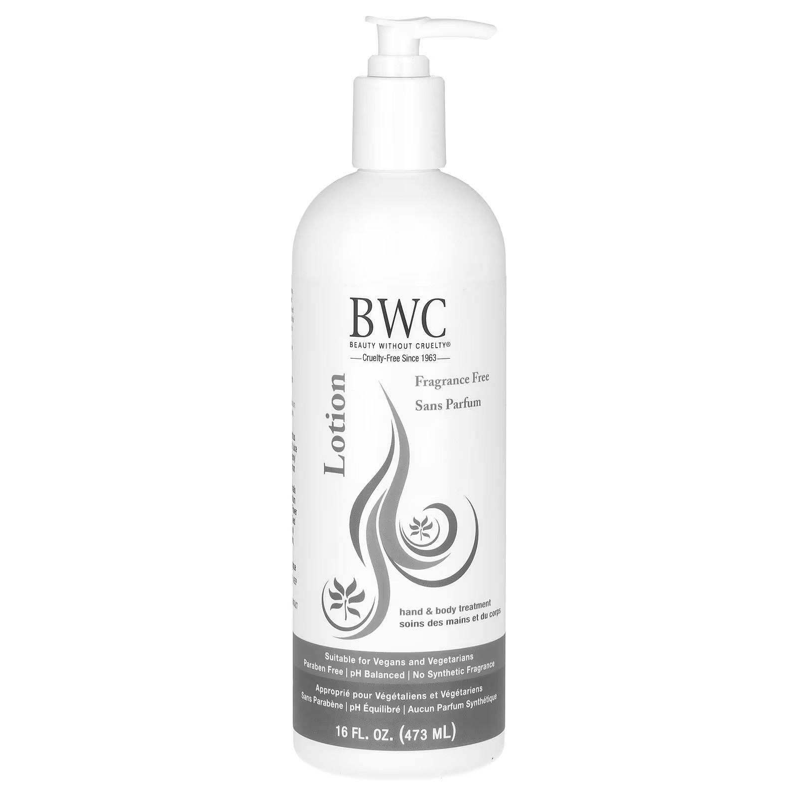 BWC, 무향 로션, 16 fl oz (450 ml)