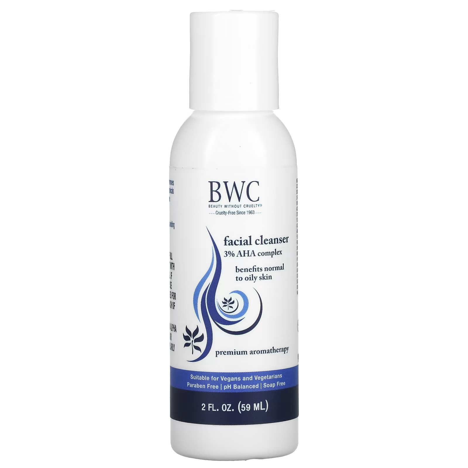 BWC, 3% AHA 페이셜 클렌저 (소용량), 50ml (2 Fl oz)