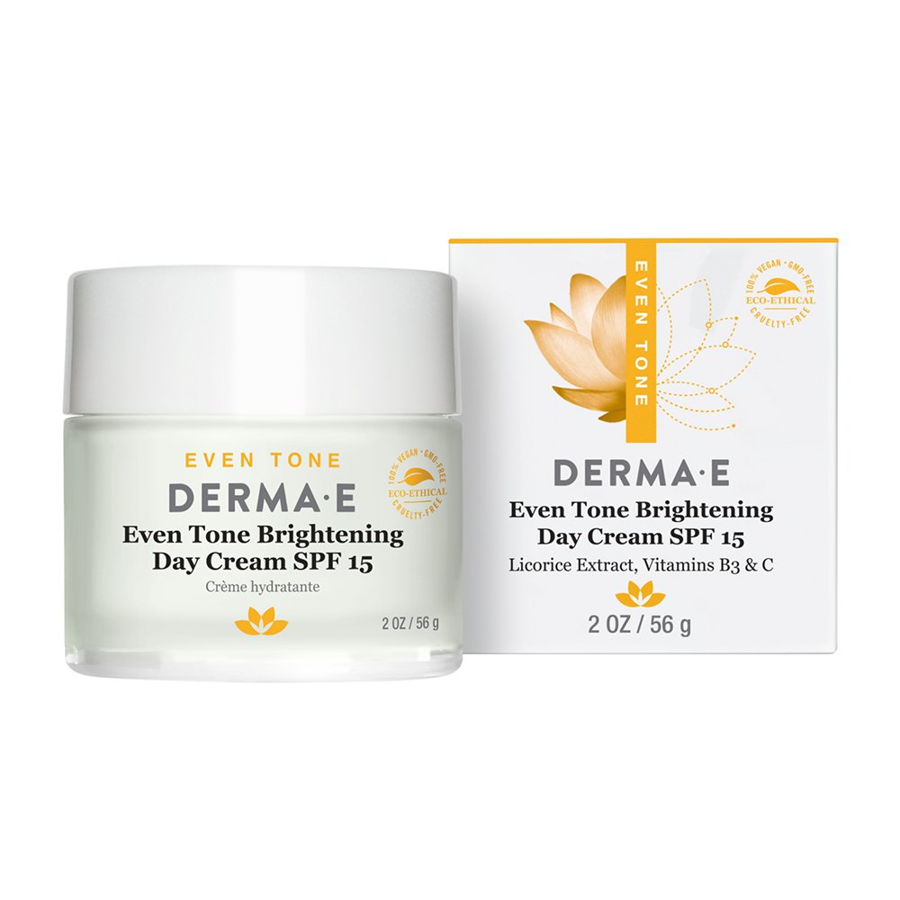 더마 E, 이븐톤, 브라이트닝 데이 크림 SPF 15, 2 oz (56 g)