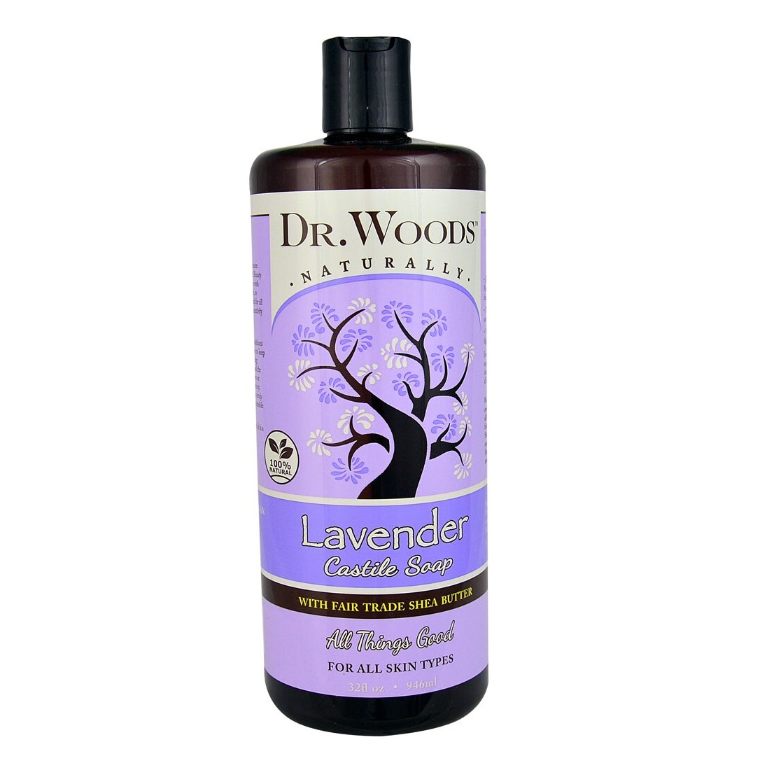 닥터우즈, 라벤더 캐스틸 솝, 시어 버터, 32 fl oz (946 ml)
