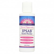 헤리테이지, Heritage IPSAB 파우더 치약, 페퍼민트향, 4 oz (113 g)
