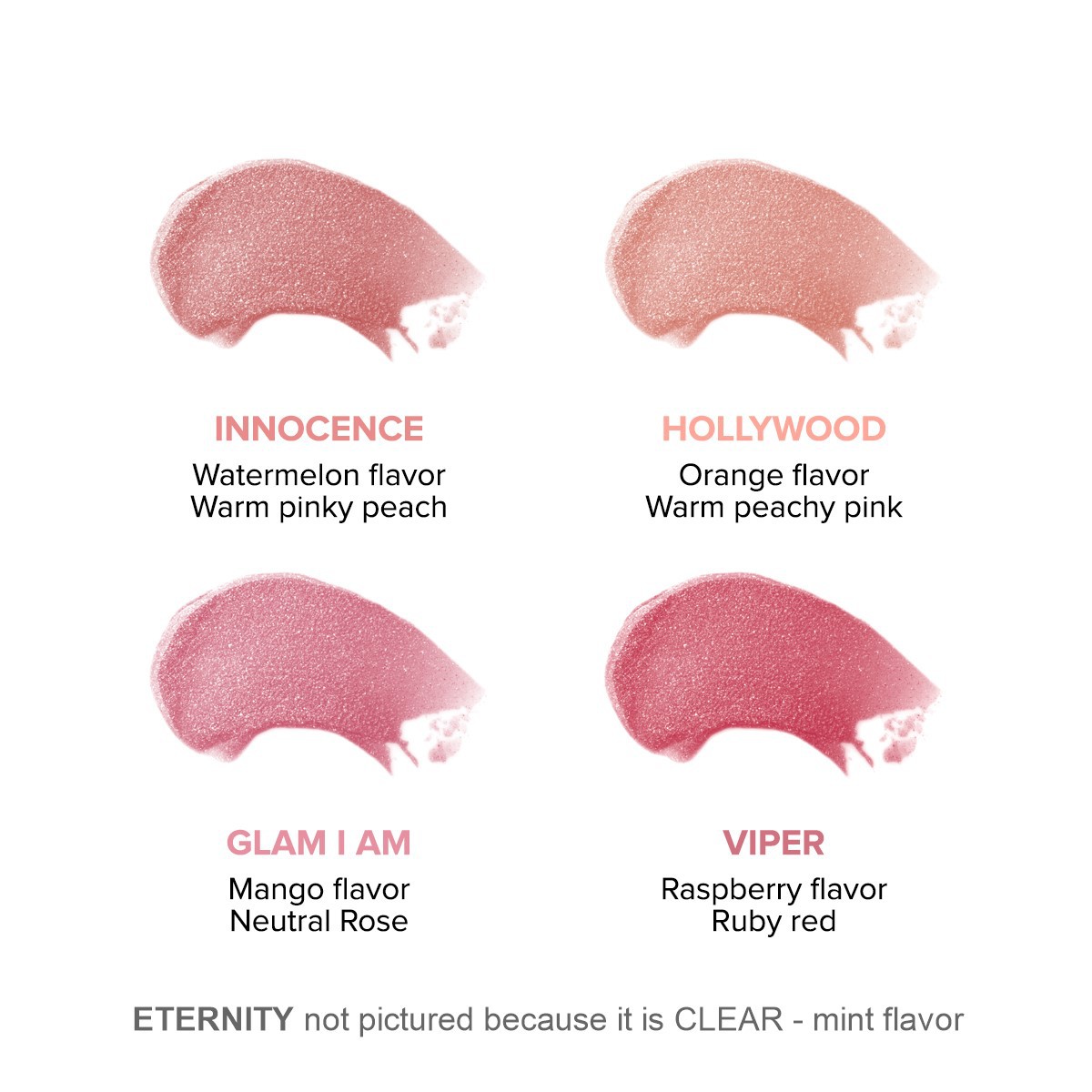 허니비가든, Luscious 립 글로즈, 색상선택, 0.2 fl oz (6 ml)