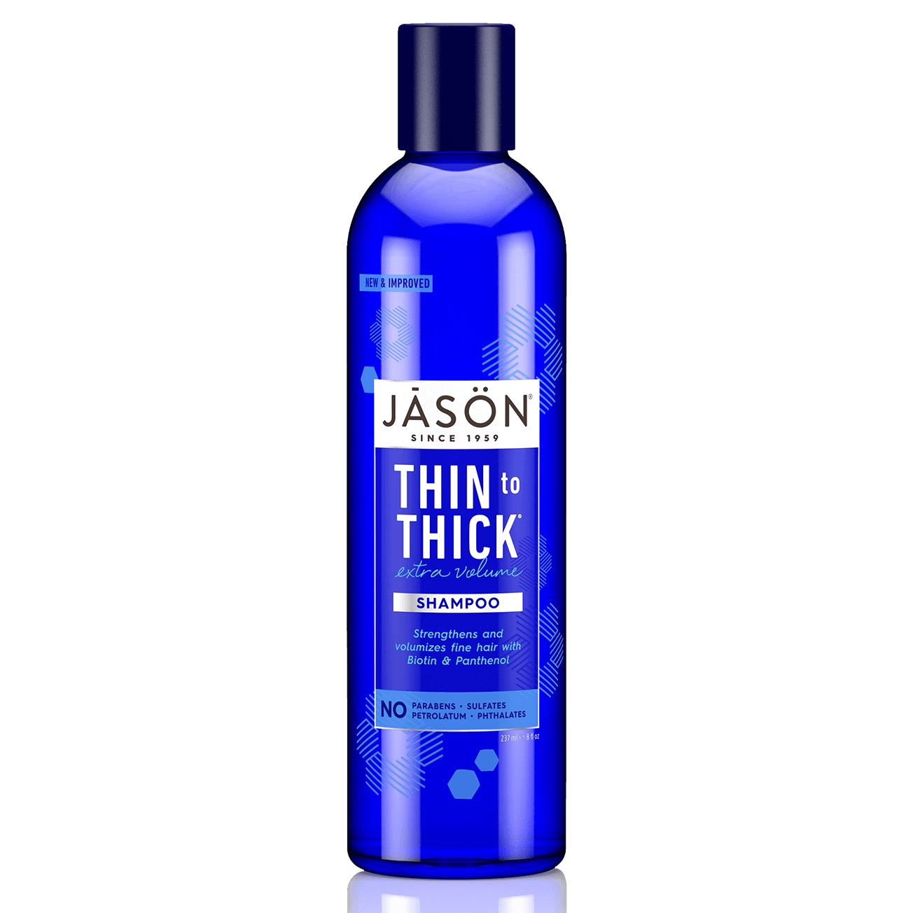 제이슨, 틴 투 틱 엑스트라 볼륨 샴푸, 8 fl oz (237 ml)