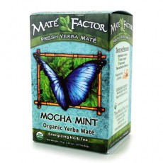 마테 팩터, 오가닉 예르바 마테, 모카 민트, 20 티 백, 2.47 oz (70 g)