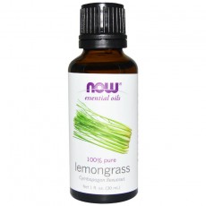 나우 Now, 100% 퓨어 레몬그라스 에센셜 오일, 1 fl oz (30 ml)