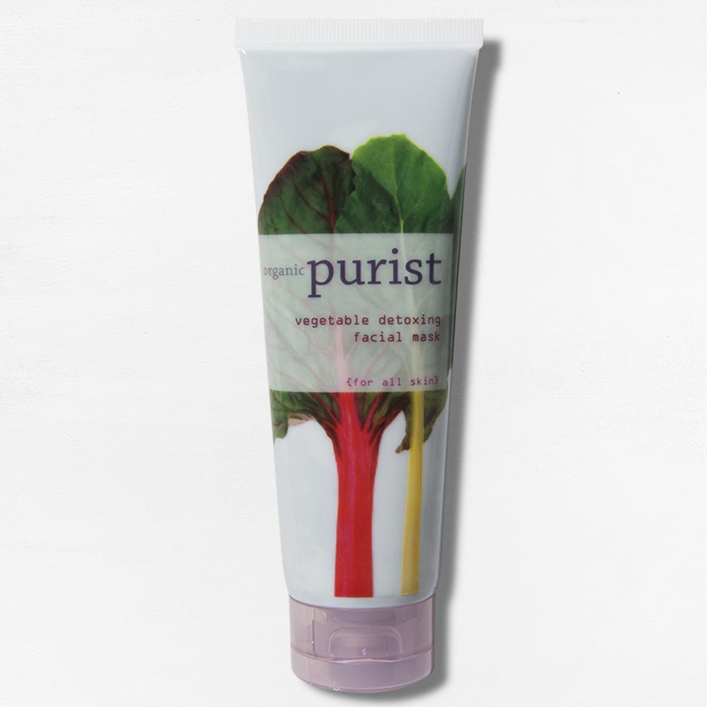 100% Pure, 유기농 퓨리스트 베지터블 디톡싱 페이셜 마스크 [모든피부], 3.4 oz (100 ml)