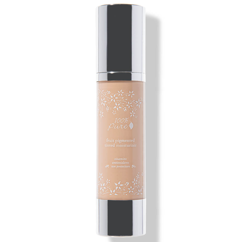 100% Pure, 과일추출물 틴티드 모이스춰라이저 SPF 20, Sand, 1.7 oz (50 ml)