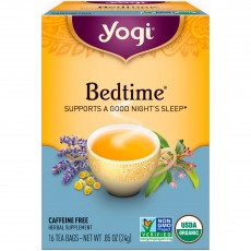 요기 티, 카페인 없는 베드타임 티, 16 티백